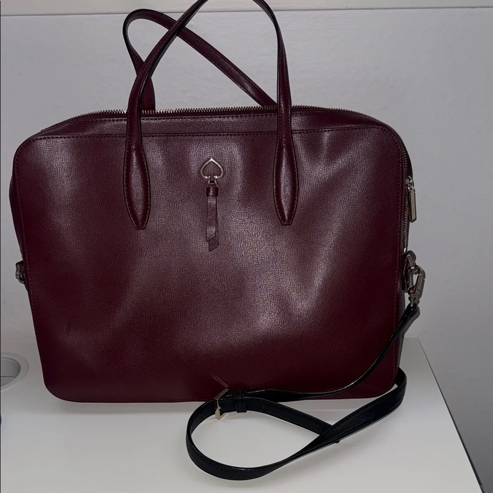 Kate Spade Deep Red Leather Satchel